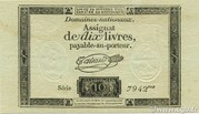 10 Livres (Assignat) – anverso