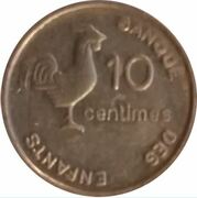 10 Centimes - Banque des Enfants – revers