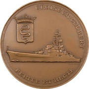 Médaille - Croiseur Colbert -  avers