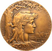 Médaille de l'exposition universelle internationale -  avers