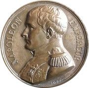Médaille du mémorial de Ste-Hélène (Refrappe) -  avers