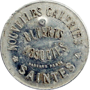 15 Centimes - Nouvelles galeries - Saintes [17] – avers