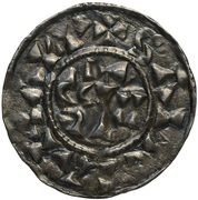 Denier - Robert II (Sainte-Marie du Puy ; SANCTA MARV) – revers