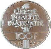 100 Francs La Fayette (Piedfort; Proof) -  avers