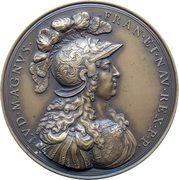 Louis XIV - NEC PLVRIBVS IMPAR (Restrike) – Vorderseite