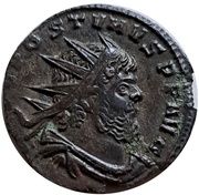 Antoninianus - Postumus (VIRTVS EQVITVM; Mediolanum) – anverso