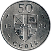 50 Cedis (magnetic) – reverso