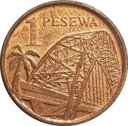 1 Pesewa - reverso