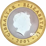 ½ Crown - Elizabeth II (Solar System) – аверс