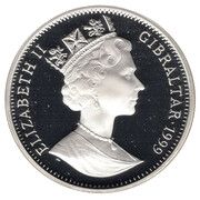 1 Crown - Elizabeth II (King Henry V; Silver Proof) – аверс