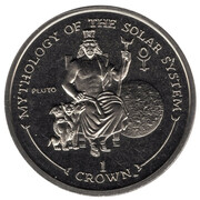 1 Crown - Elizabeth II (Pluto) – реверс