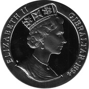 21 ECUs - Elizabeth II (Europa on a Bull) – аверс