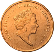 1 Penny - Elizabeth II (1967 Referendum Anniversary) – аверс