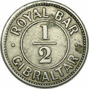 ½ Penny (Royal Bar, Gibraltar) – аверс
