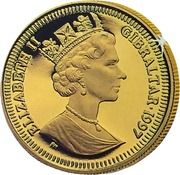 1⁄25 Crown - Elizabeth II (Cleopatra) – аверс
