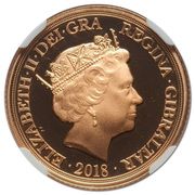 1 Sovereign - Elizabeth II (The Legend of Saint George - Reward) – аверс