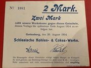 2 Mark (Schlesische Kohlen- & Cokes-Werke) – avers