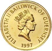 5 Pounds - Elizabeth II (Golden Wedding - Gold) – dritto