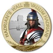 2 Pounds - Elizabeth II (Hadrian's Wall - General Julius Agricola; Silver Proof) – rovescio