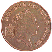2 Pence - Elizabeth II (3rd portrait; magnetic) - voorzijde