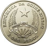 2000 Pesos (FAO - Pineapple Harvest) – dritto