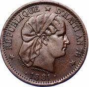 2 Centimes -  anverso
