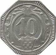 10 pfennig - Hamm – revers