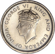 5 Cents - George VI – аверс