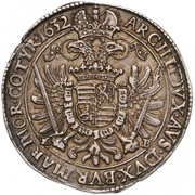 ½ Thaler - Ferdinand II – rovescio