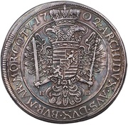 1 Thaler - Leopold I – achterkant