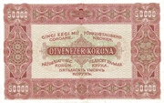 50 000 Korona – реверс