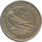50 Forint (World Wildlife Foundation) - reverso