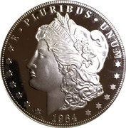 1 Dollar - Elizabeth II (1964 USA Morgan Dollar) -  obverse