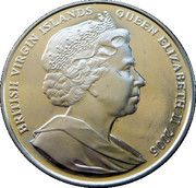1 Dollar - Elizabeth II (King James I) – anverso