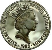 25 Cents - Elizabeth II (Blue Marlin; Silver Proof) – anverso