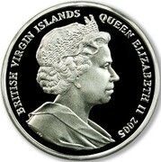 10 Dollars - Elizabeth II (60th Anniversary of V.E. Day 1945) – anverso
