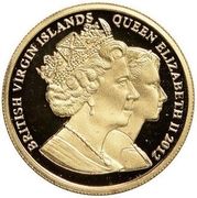 25 Dollars - Elizabeth II (Queen Elizabeth II) – anverso