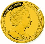 10 Dollars - Elizabeth II (Dolphins; Gold Proof) – anverso