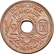 ½ cent – revers