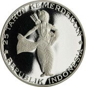 500 Rupiah (Wayang dancer) – reverso