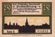2.50 Mark (Sparkasse) – аверс