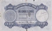 100 Dinars - Faisal I -  anverso