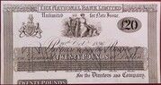 20 Pounds (National Bank) -  Vorderseite