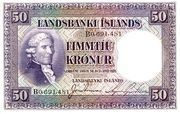 50 Krónur -  avers