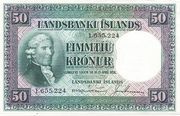 50 Krónur -  avers