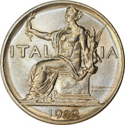1 Lira - voorzijde