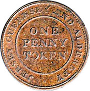 1 Penny (Bank Token) – reverso