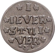 1 stüber - Charles-Guillaume – revers