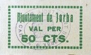 50 Céntimos (Jorba) – dritto
