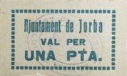 1 Peseta (Jorba) – dritto